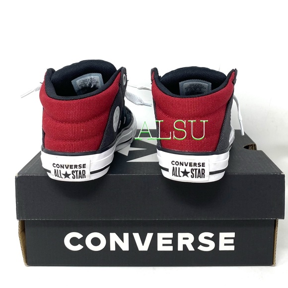 Converse Ctas Axel Mid Black Alley Canvas Kid’s - Picture 2 of 10